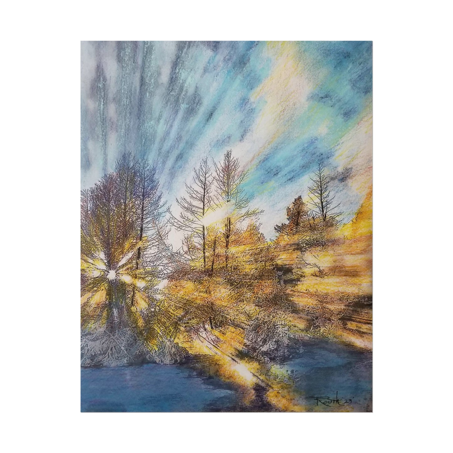 "Frosty Morning Sunrise"