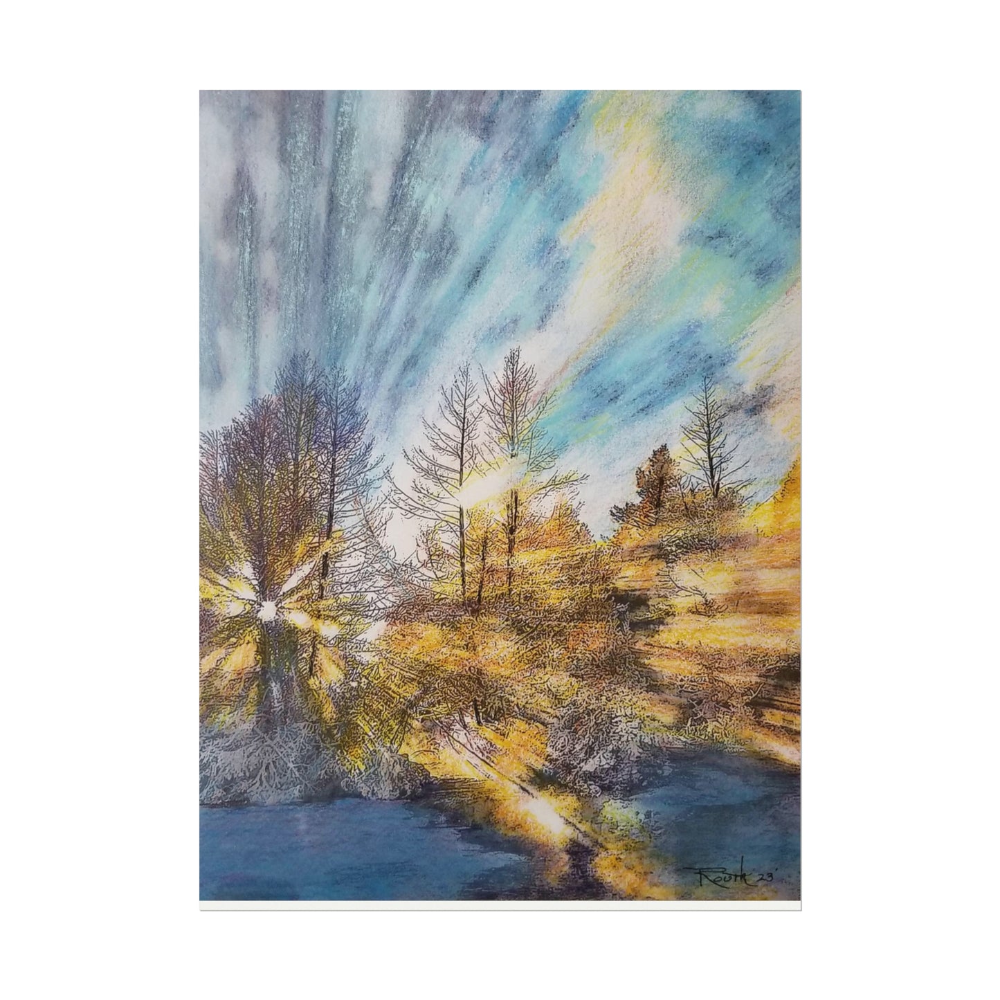 "Frosty Morning Sunrise"