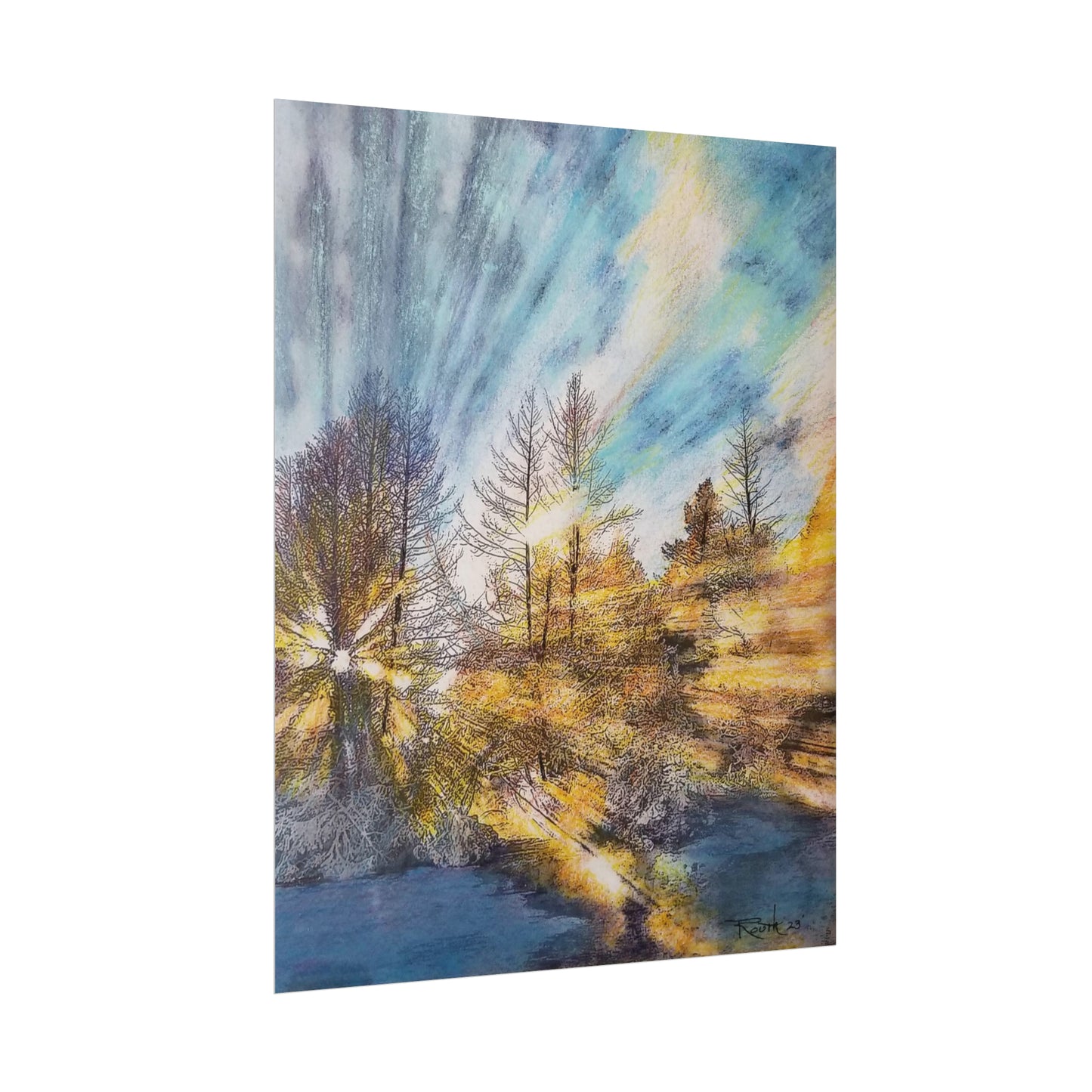 "Frosty Morning Sunrise"