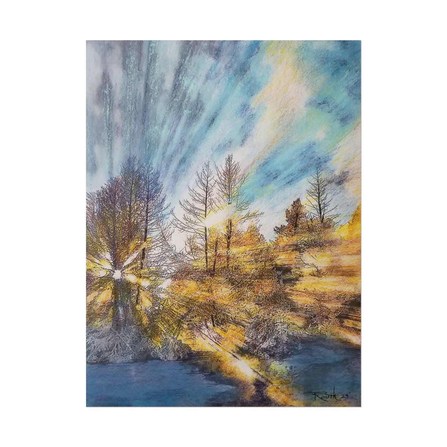 "Frosty Morning Sunrise"