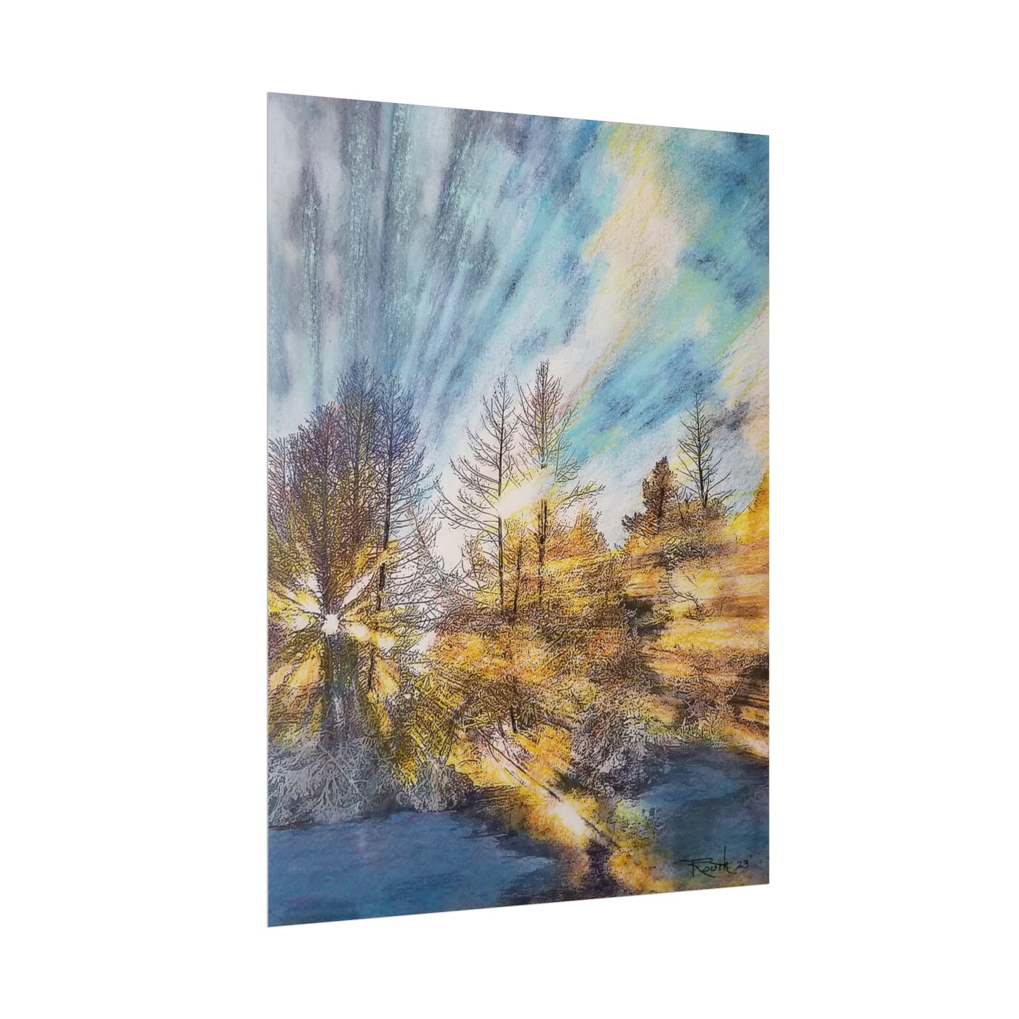 "Frosty Morning Sunrise"