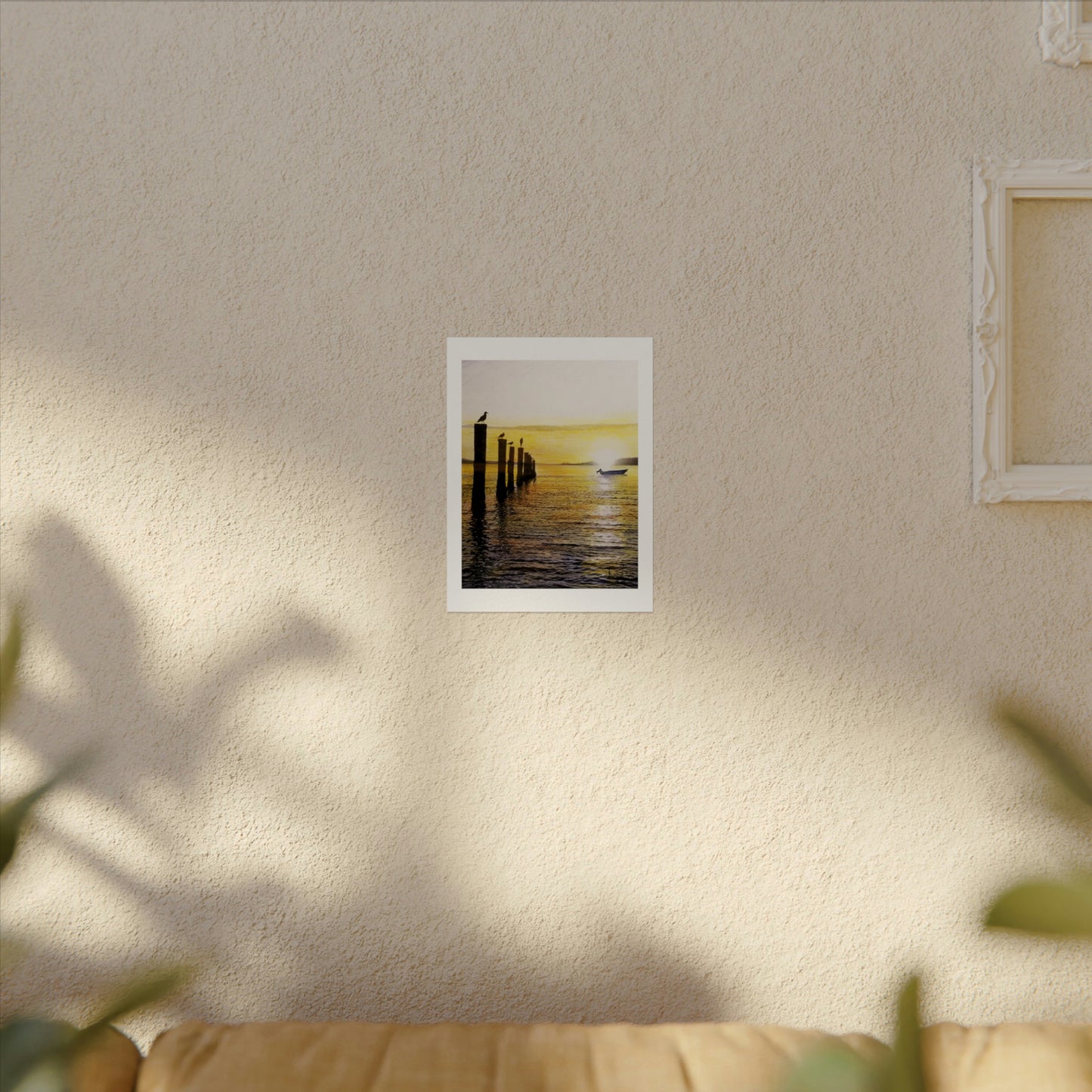 "Beach at Sunset" water color prints