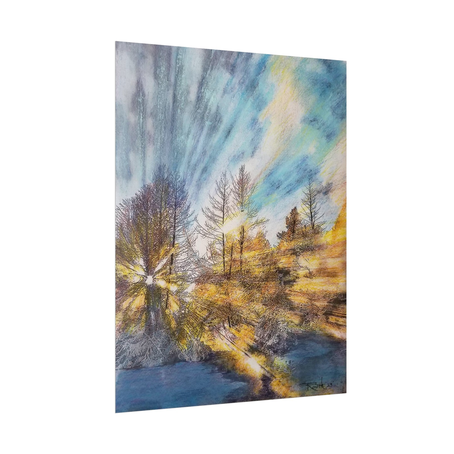 "Frosty Morning Sunrise"