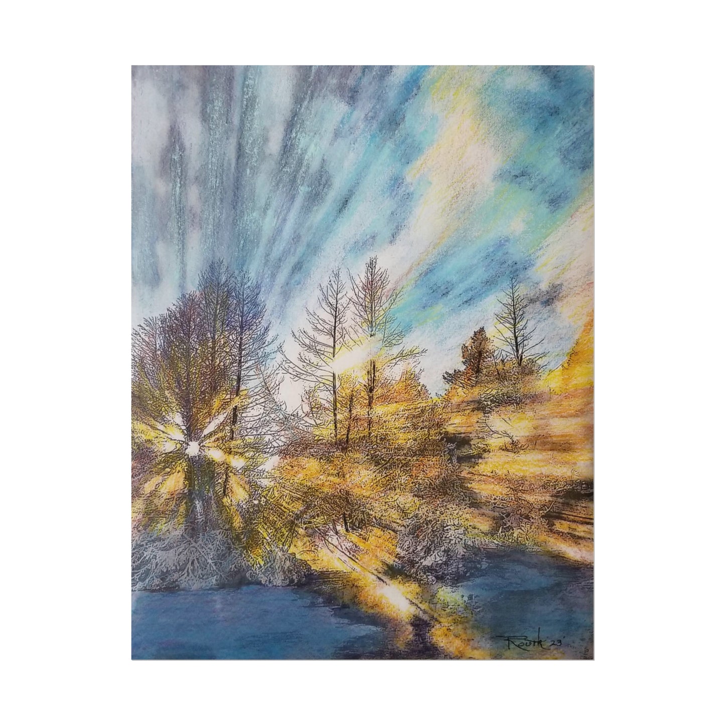 "Frosty Morning Sunrise"