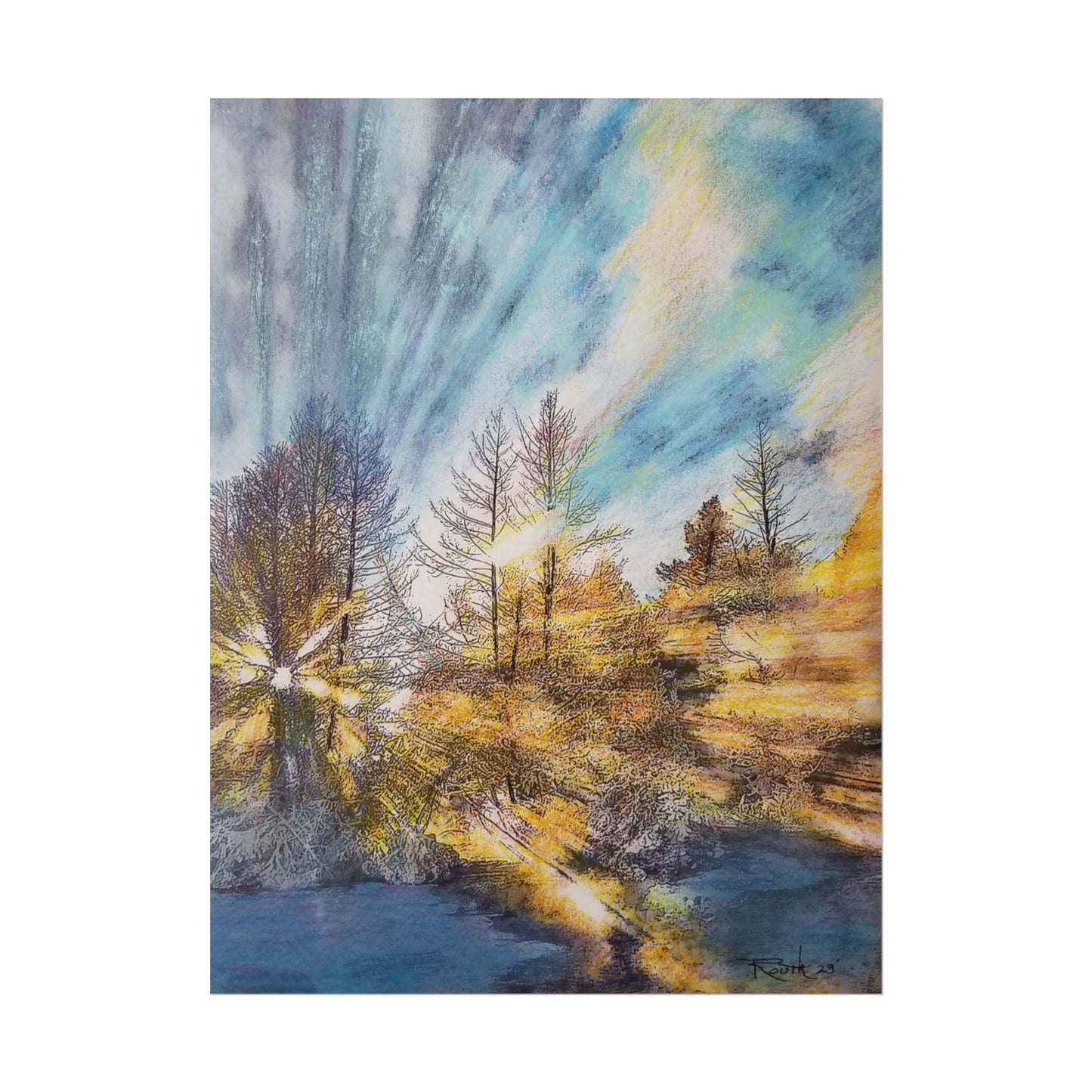 "Frosty Morning Sunrise"