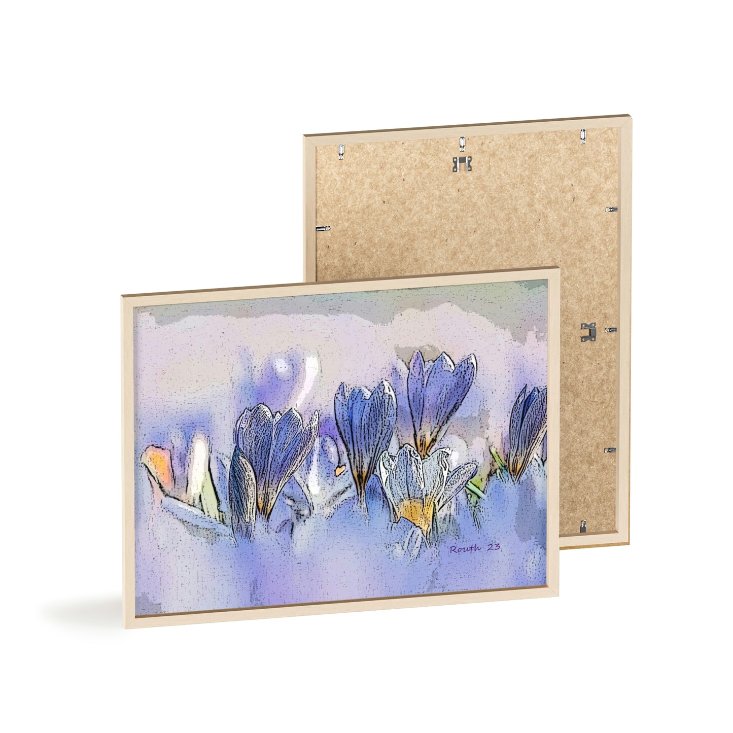"Crocus watercolor"
