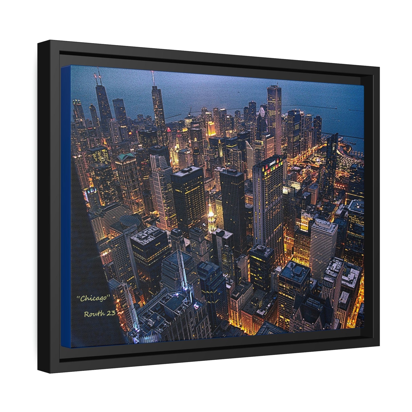 "Chicago" at night