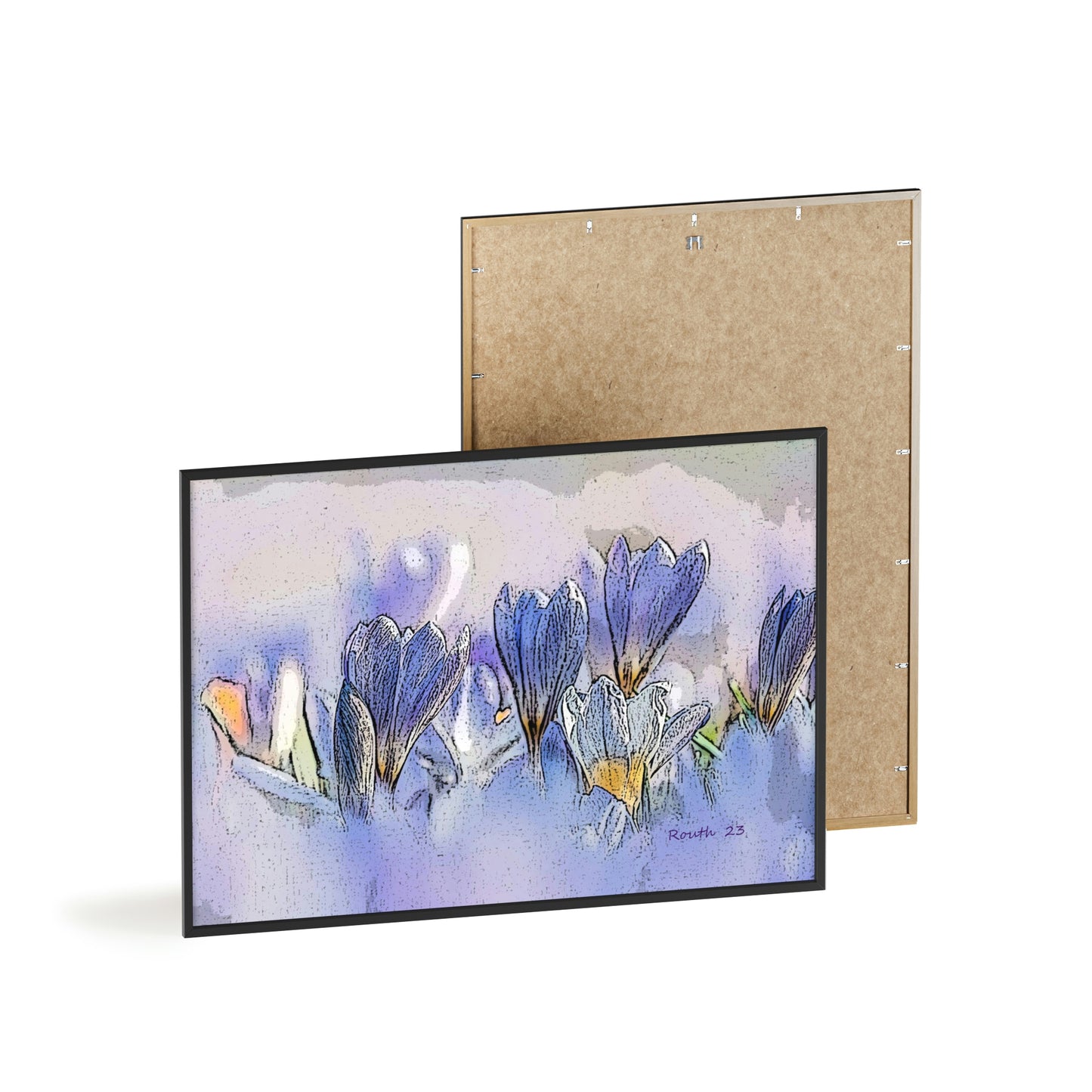"Crocus watercolor"