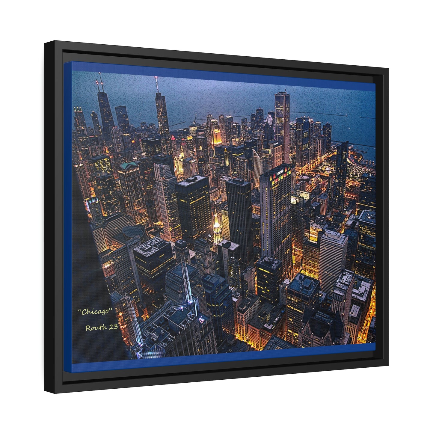 "Chicago" at night