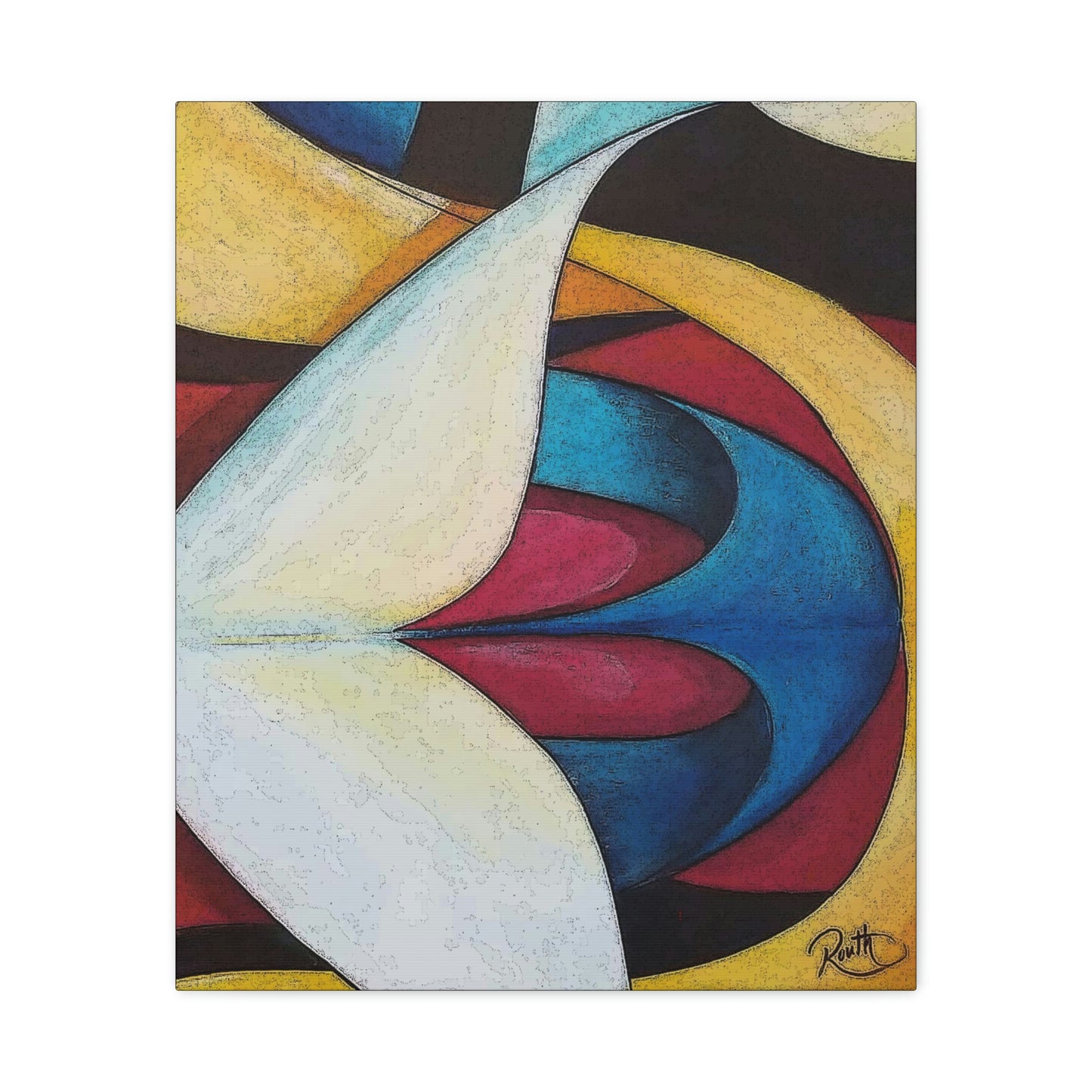 "Wave Energy" Matte Canvas, Stretched, 1.25"
