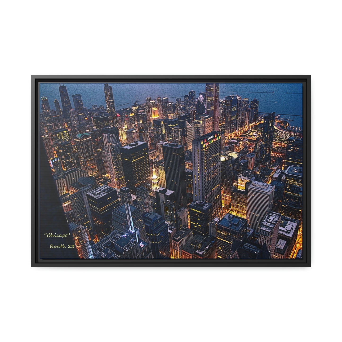 "Chicago" at night