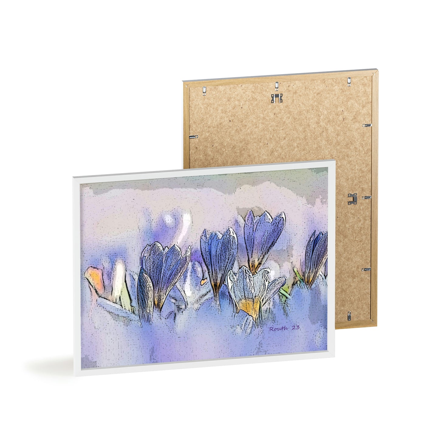 "Crocus watercolor"