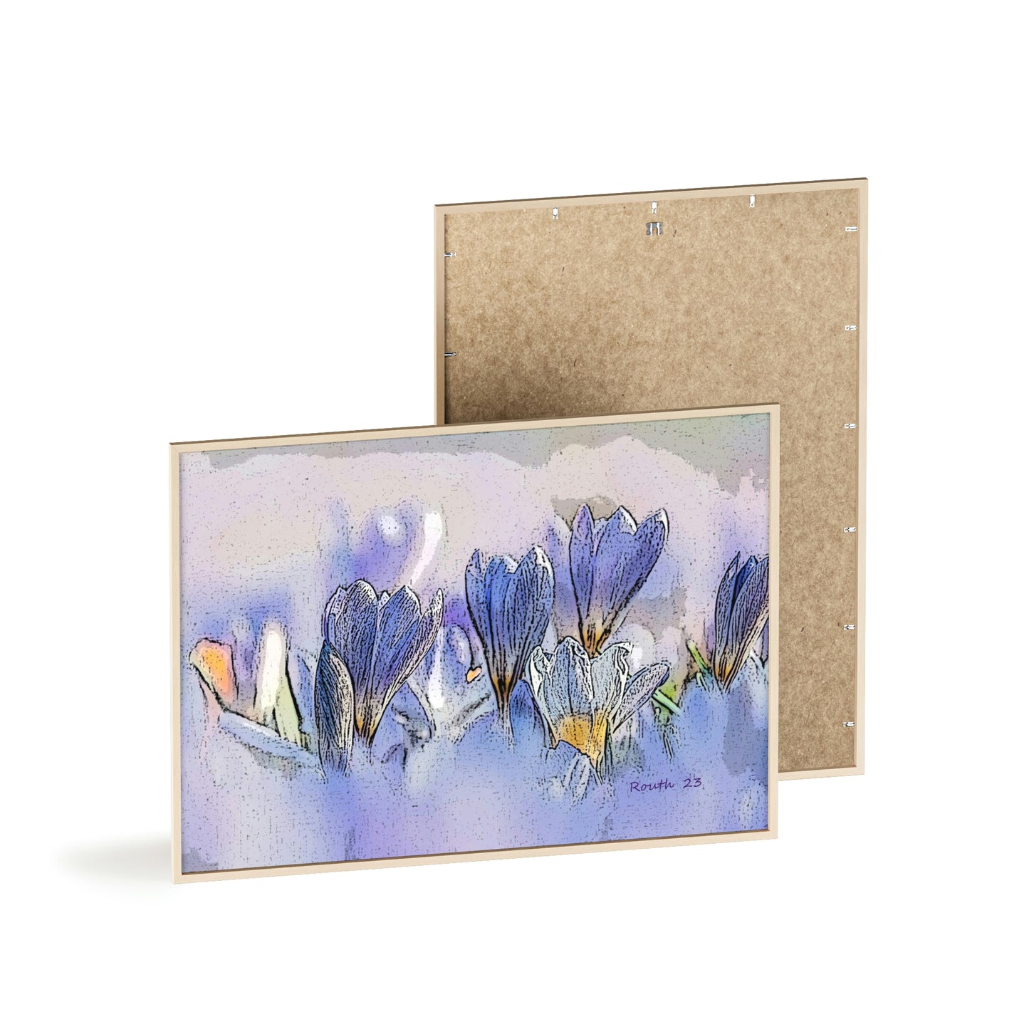 "Crocus watercolor"