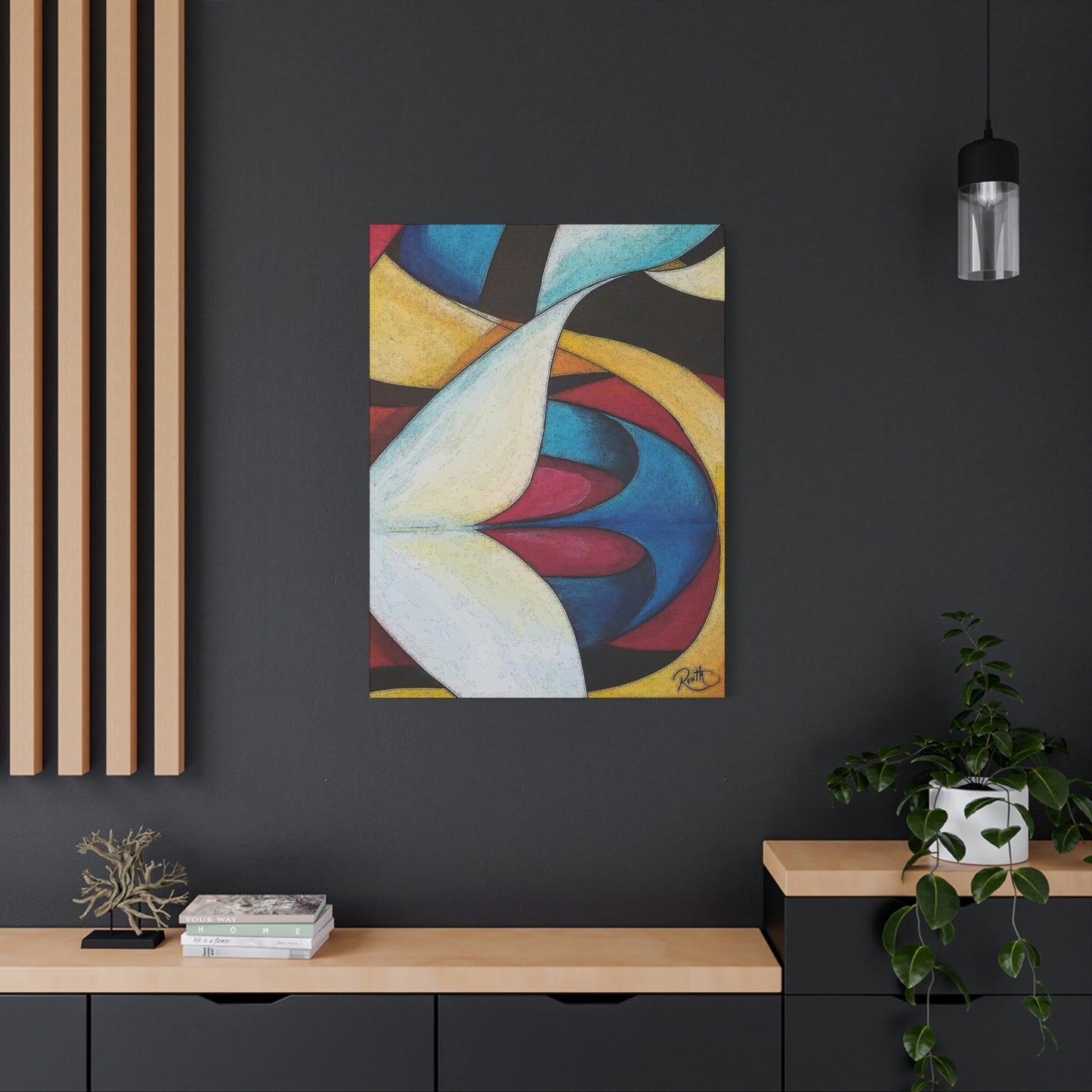 "Wave Energy" Matte Canvas, Stretched, 1.25"