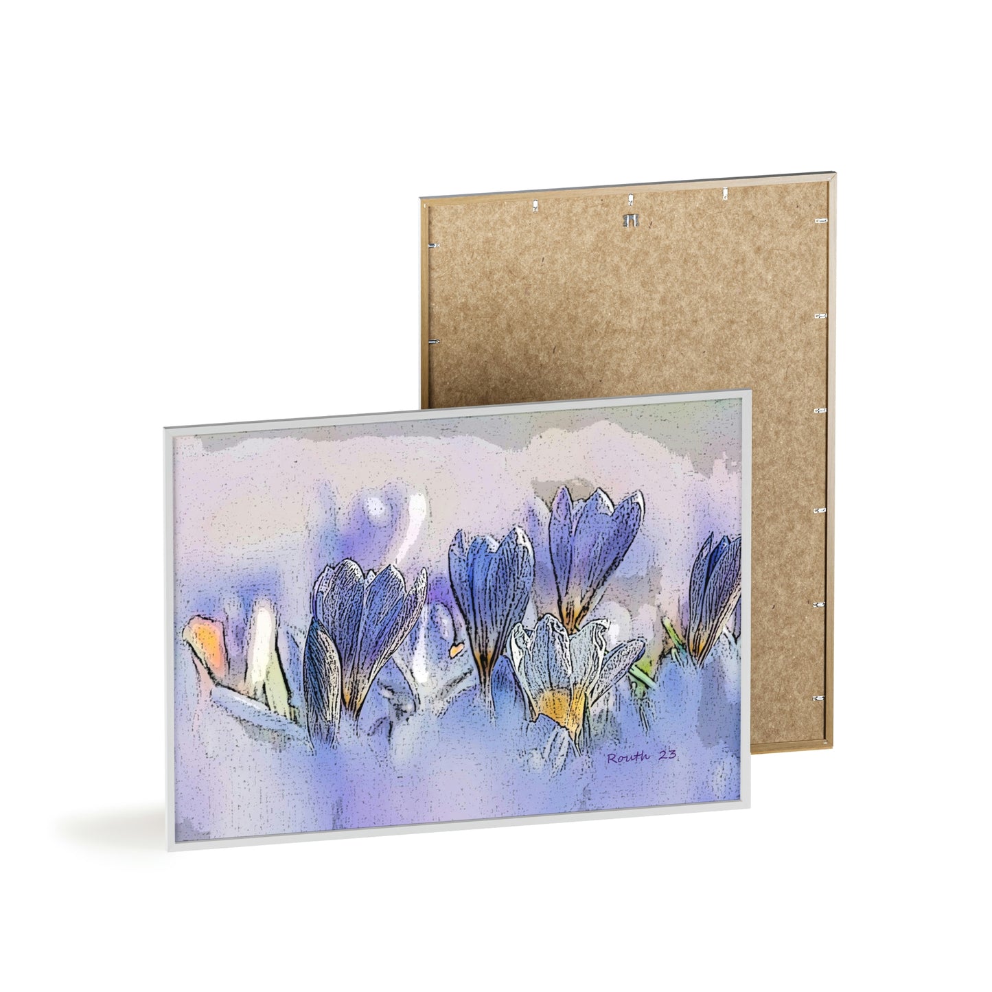 "Crocus watercolor"