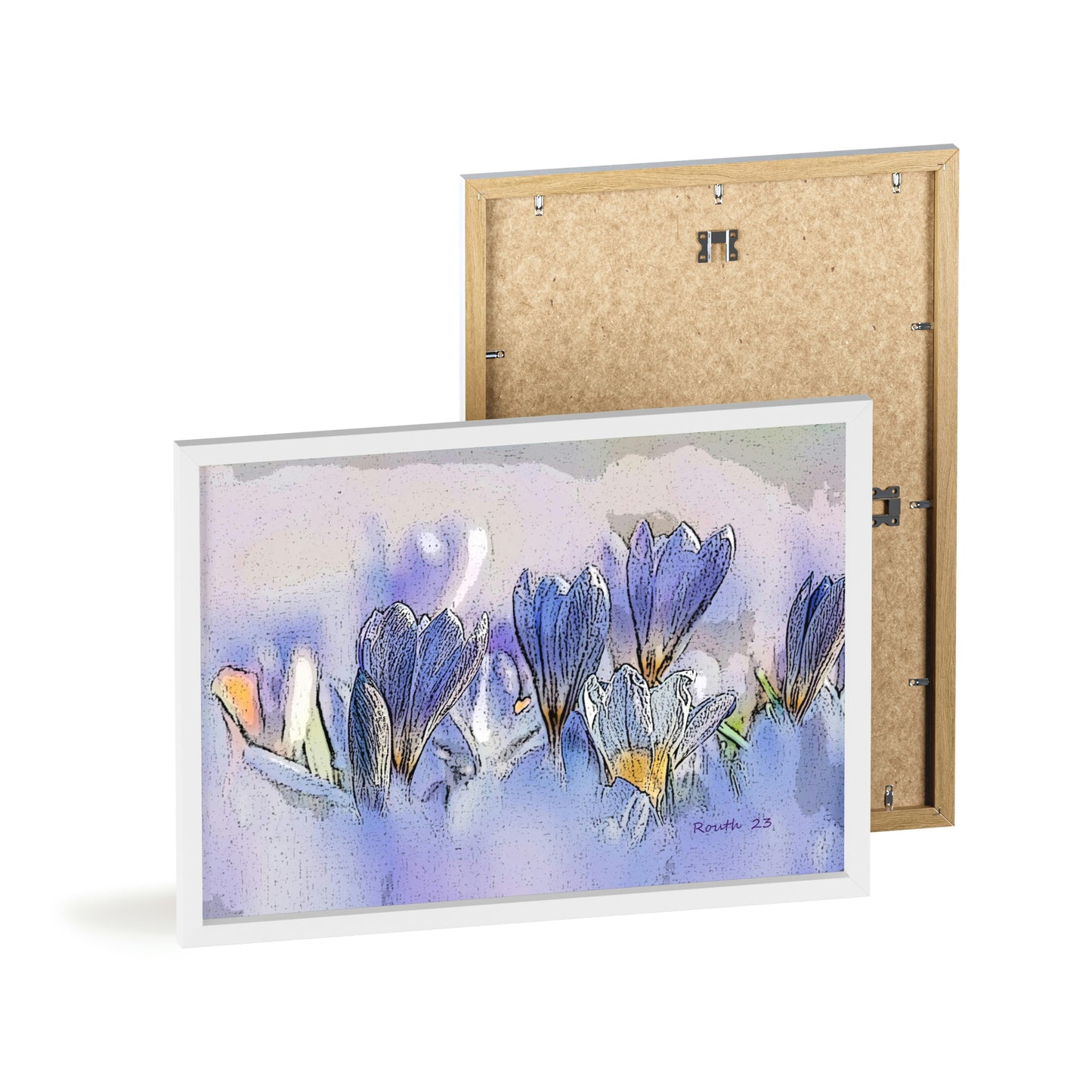 "Crocus watercolor"