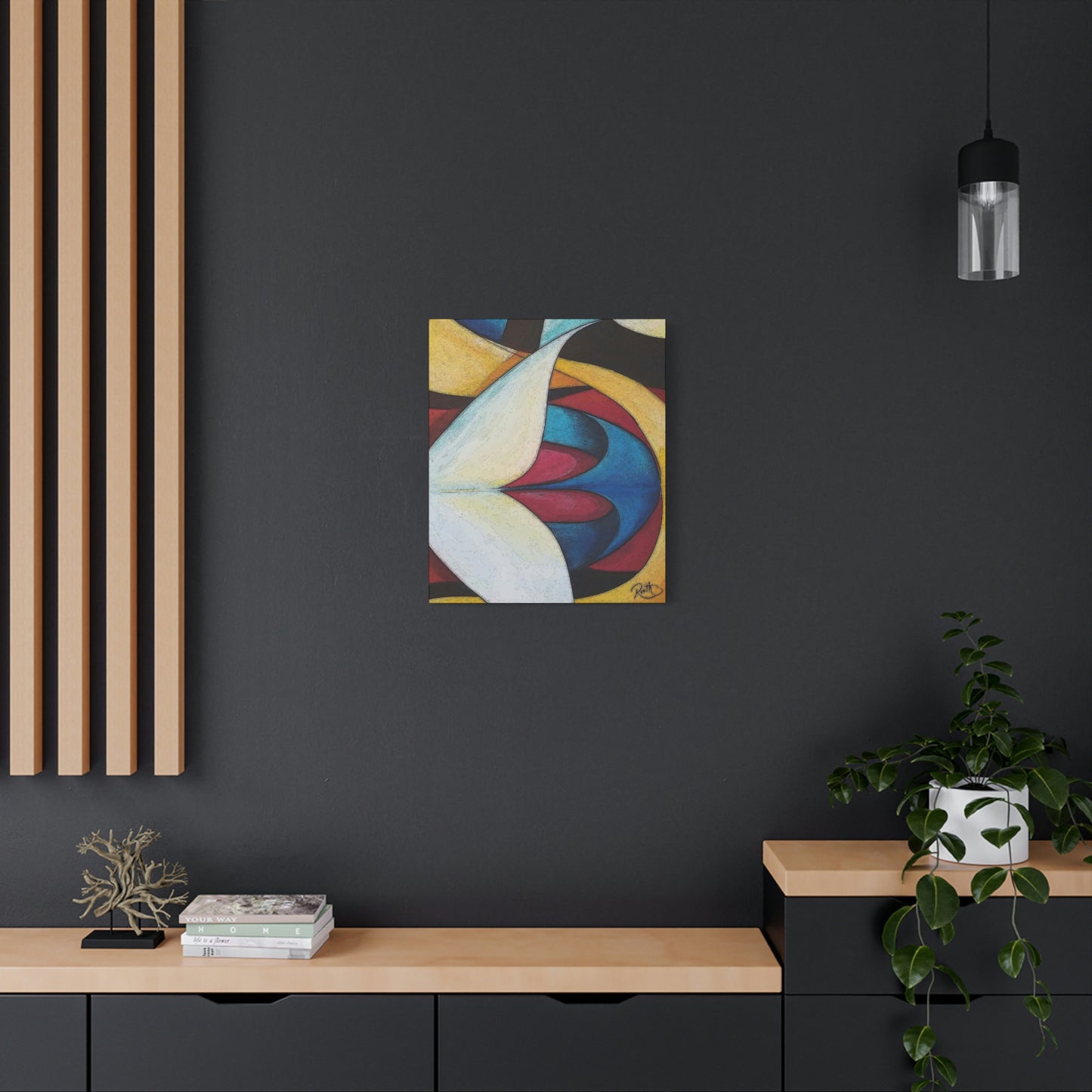 "Wave Energy" Matte Canvas, Stretched, 1.25"