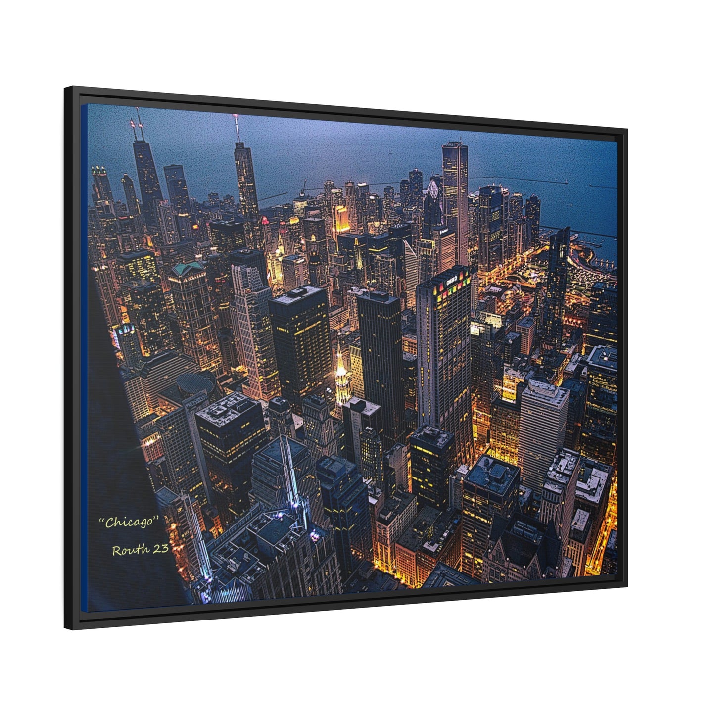 "Chicago" at night