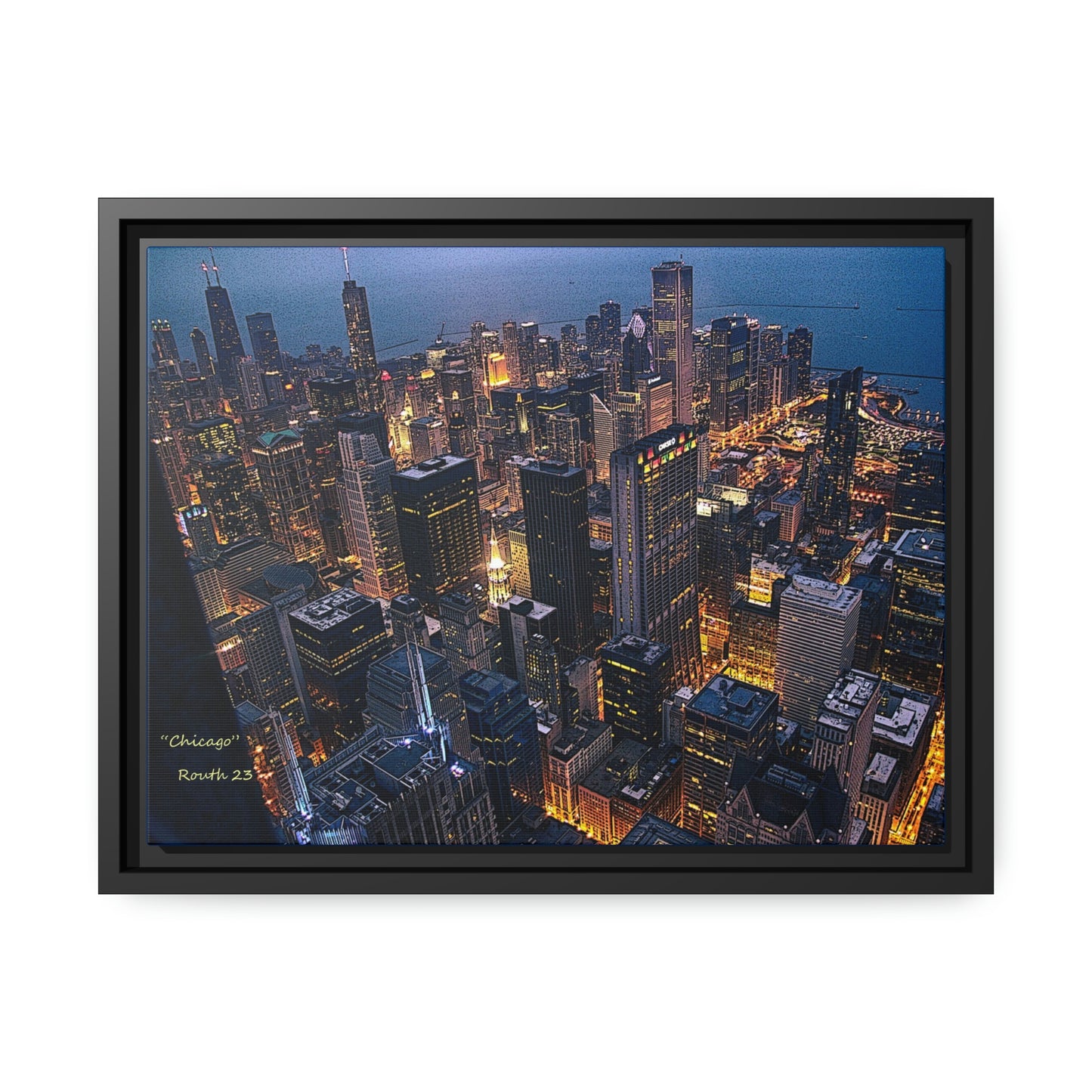 "Chicago" at night