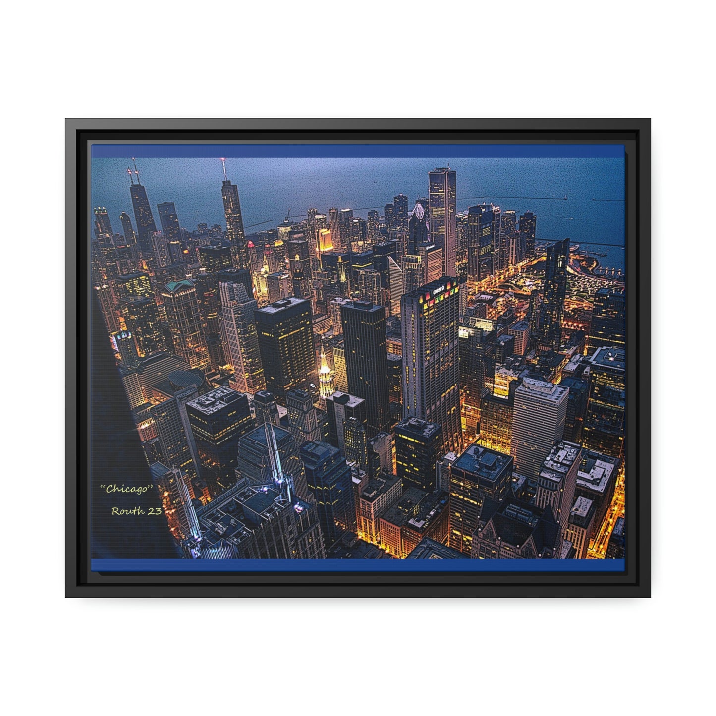 "Chicago" at night