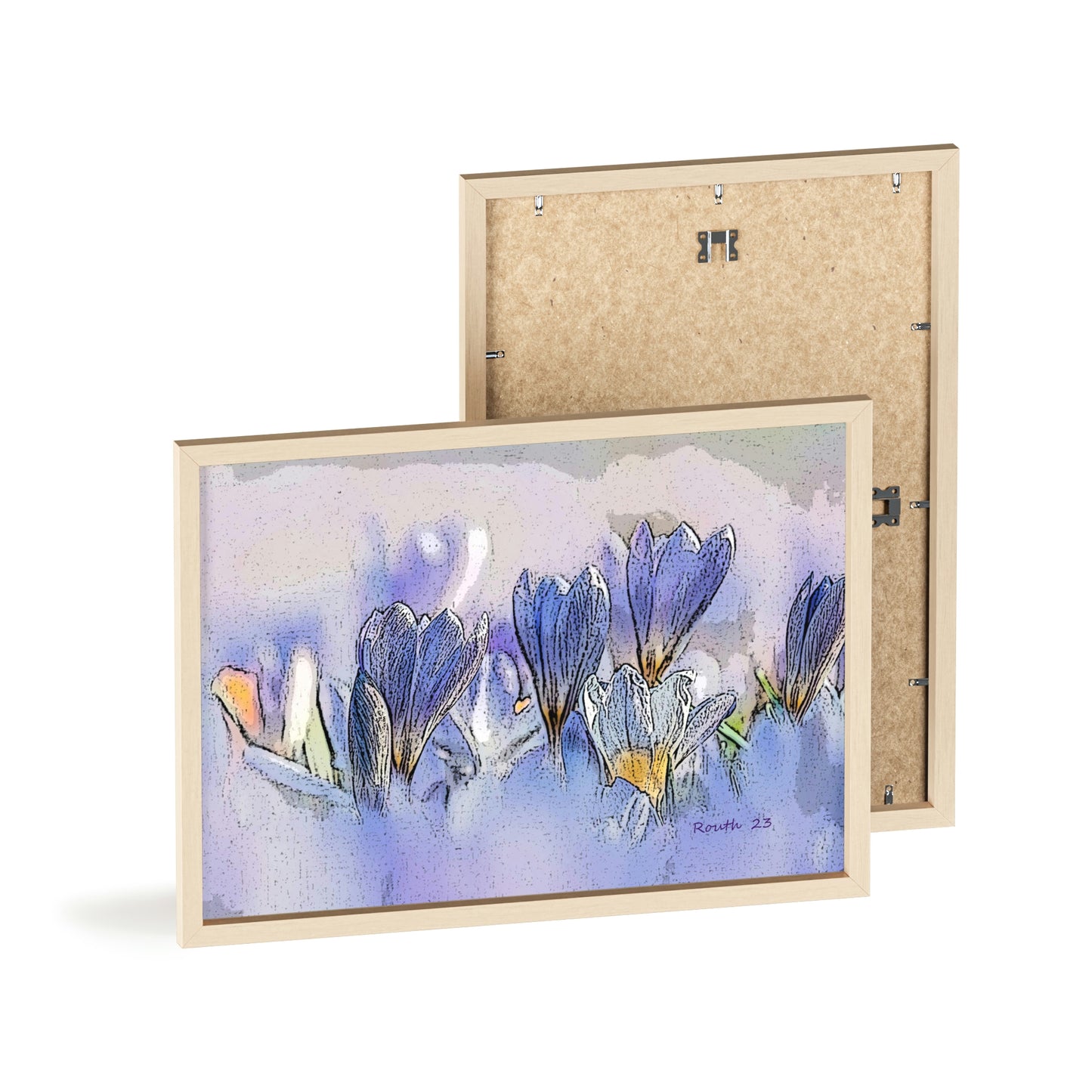 "Crocus watercolor"