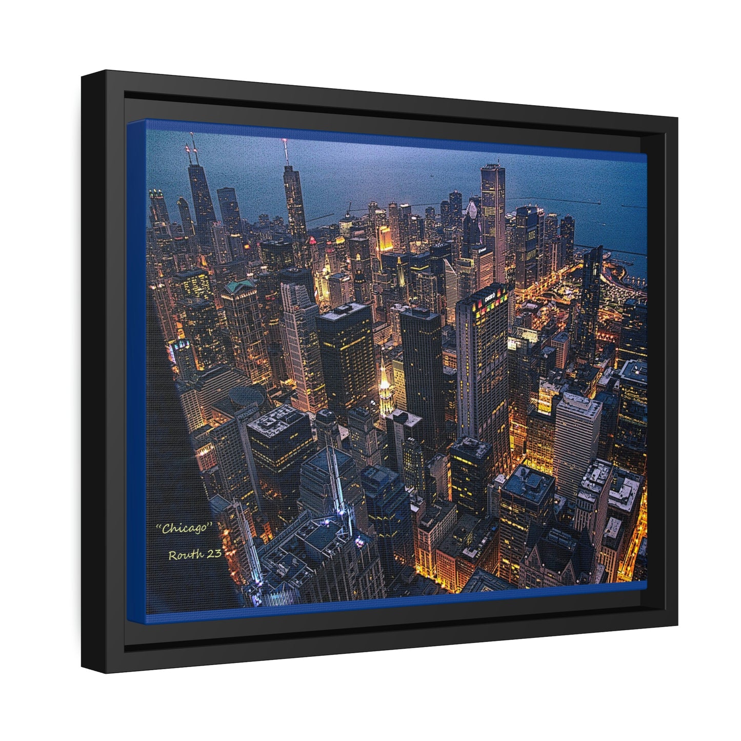 "Chicago" at night
