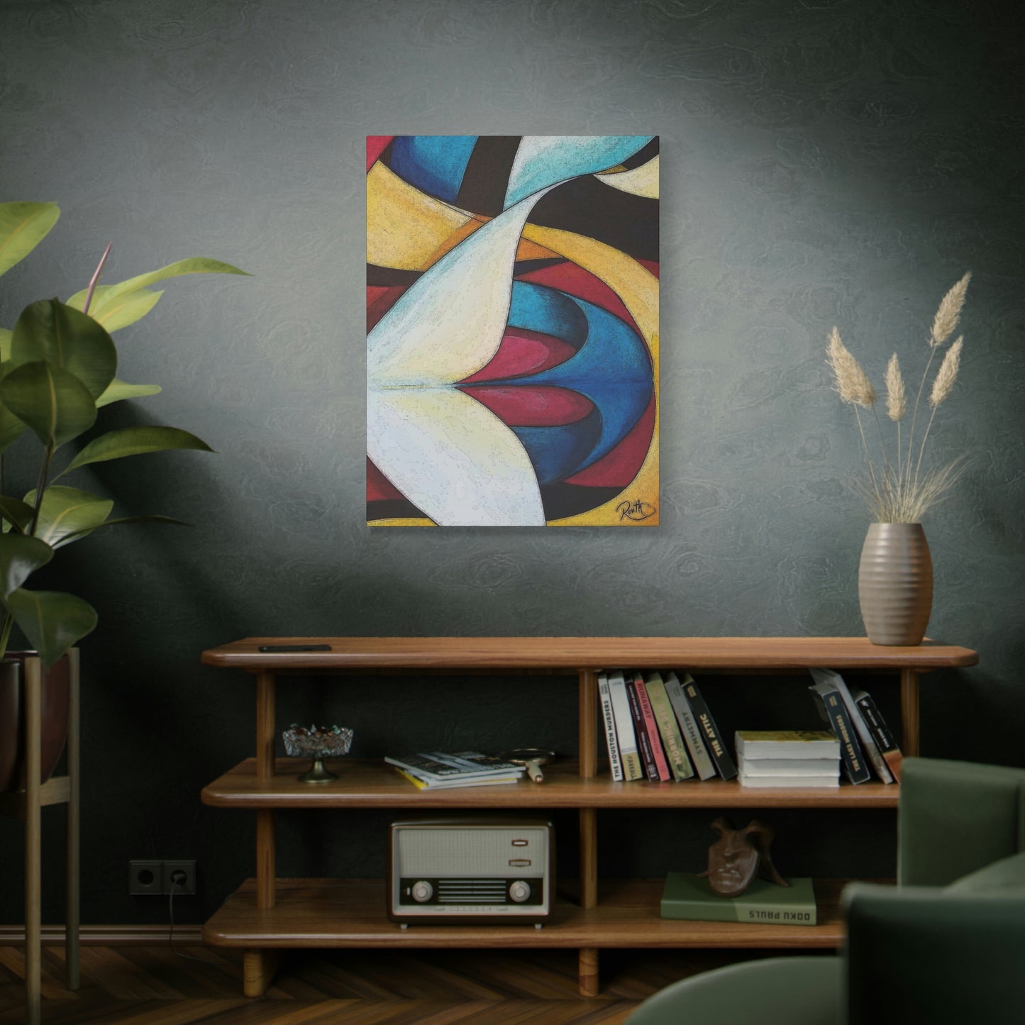 "Wave Energy" Matte Canvas, Stretched, 1.25"
