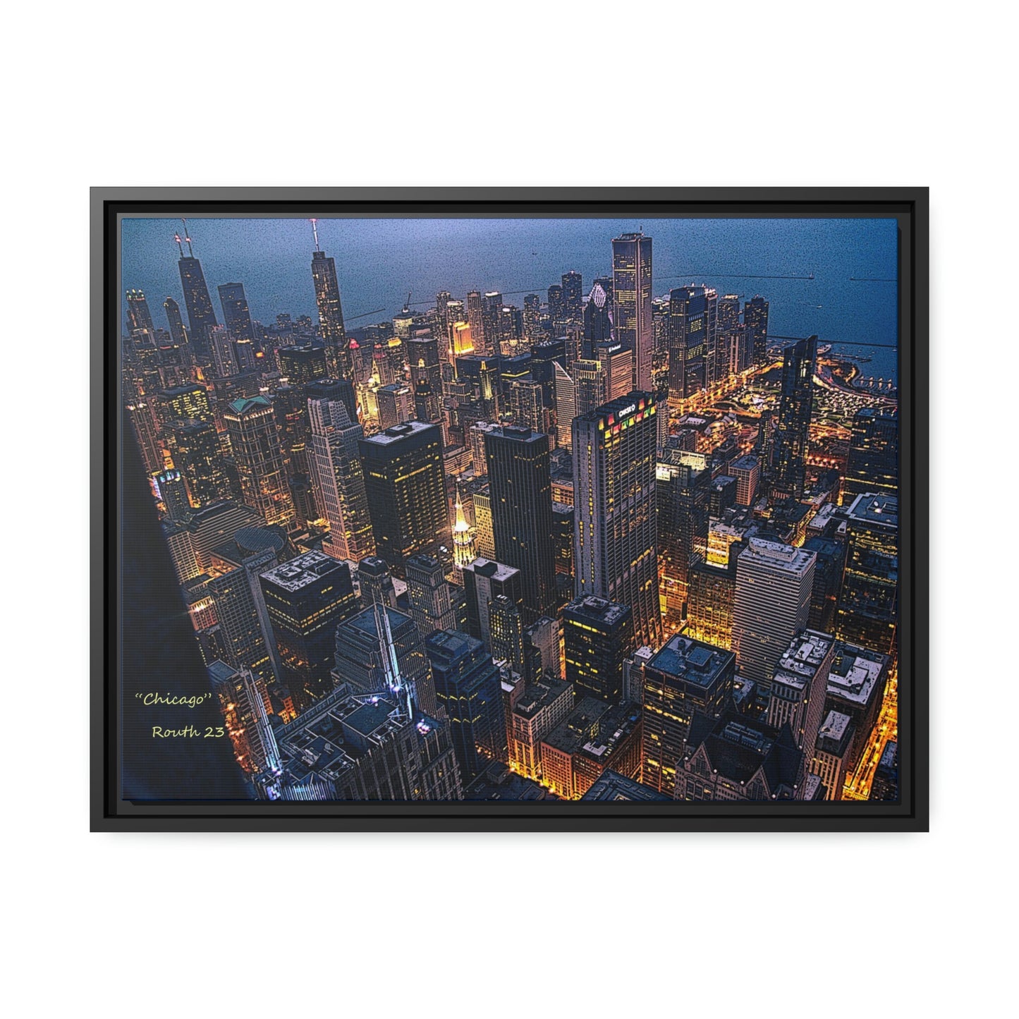 "Chicago" at night