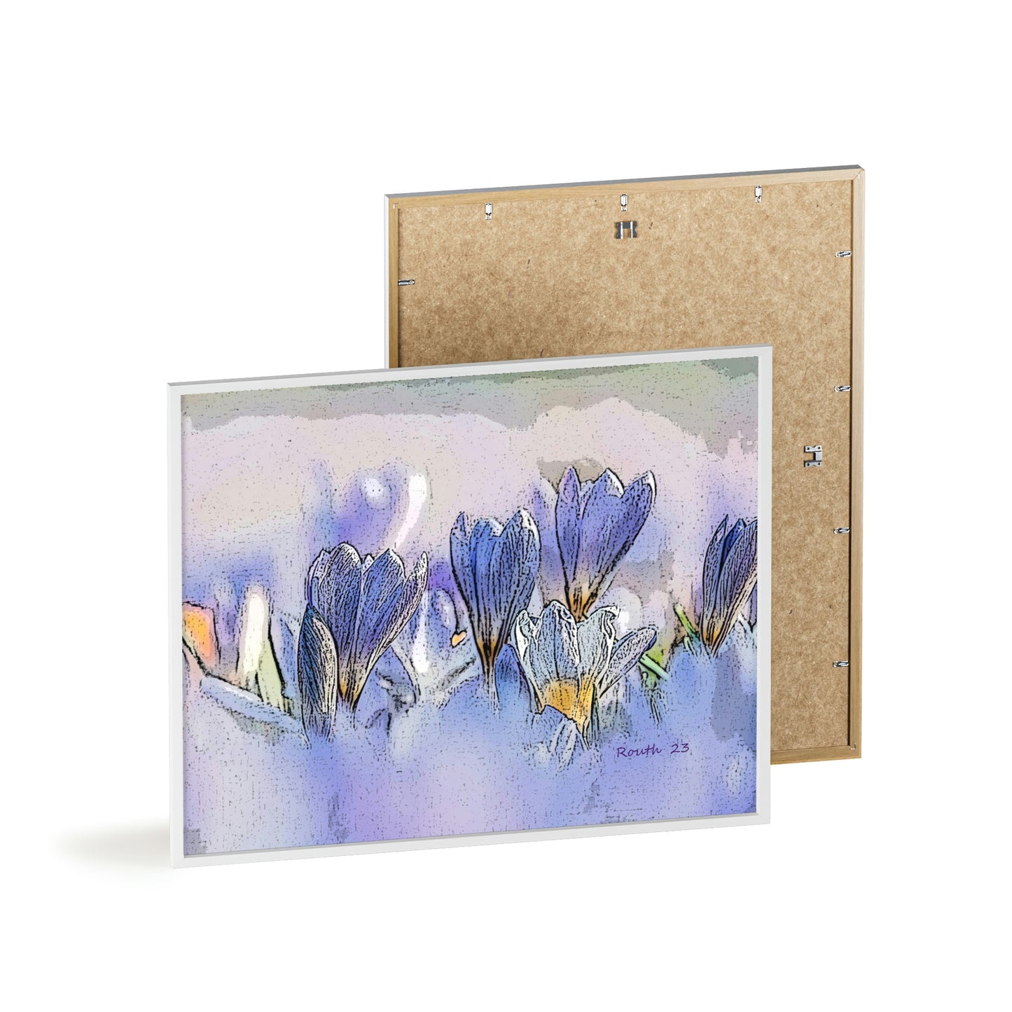 "Crocus watercolor"