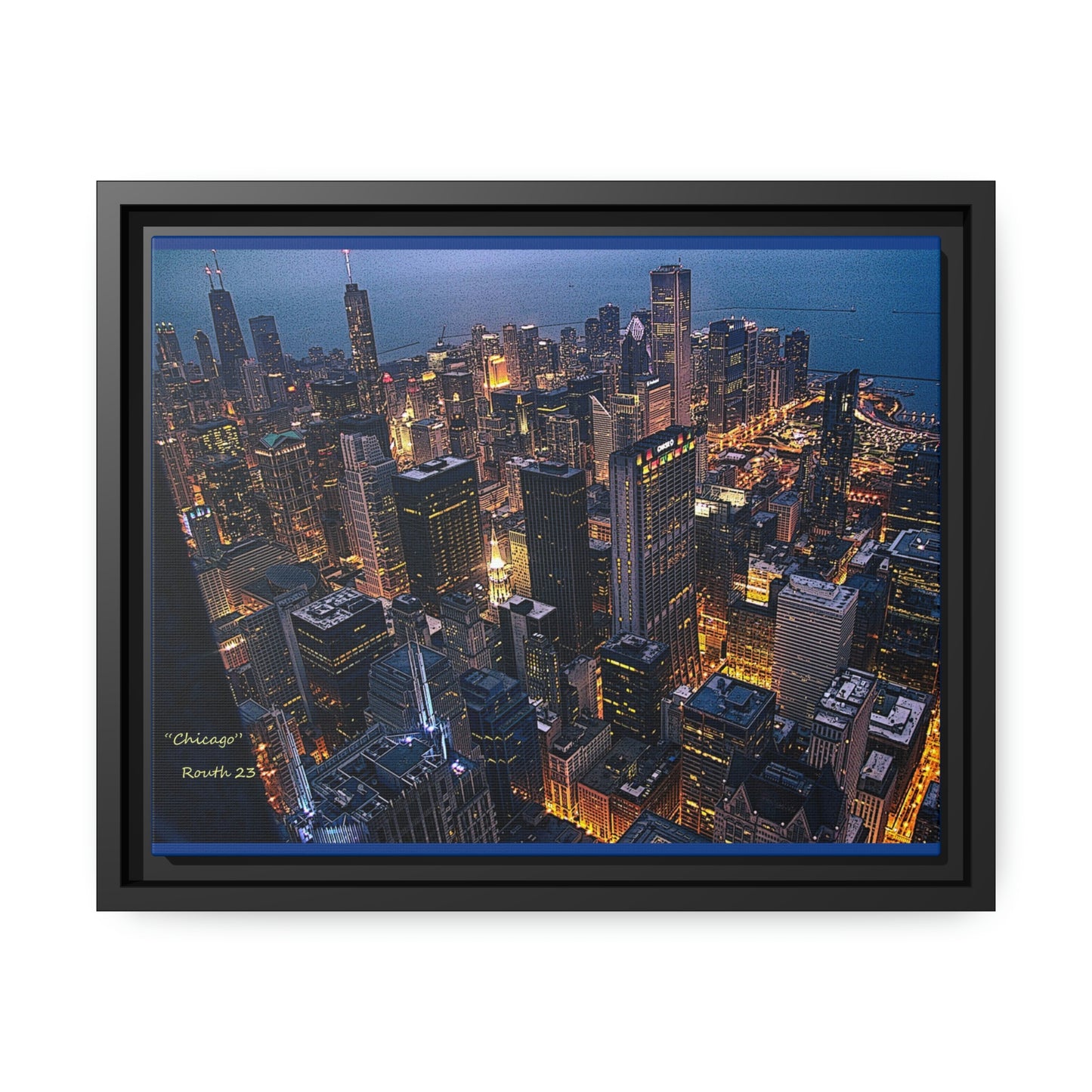 "Chicago" at night