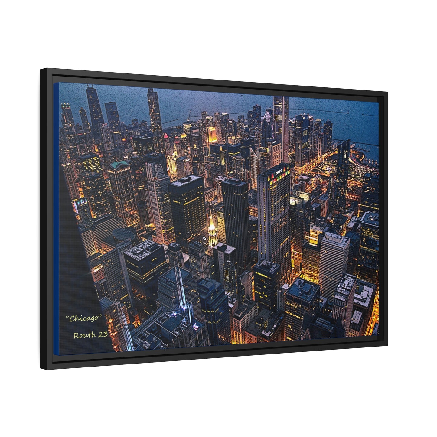 "Chicago" at night