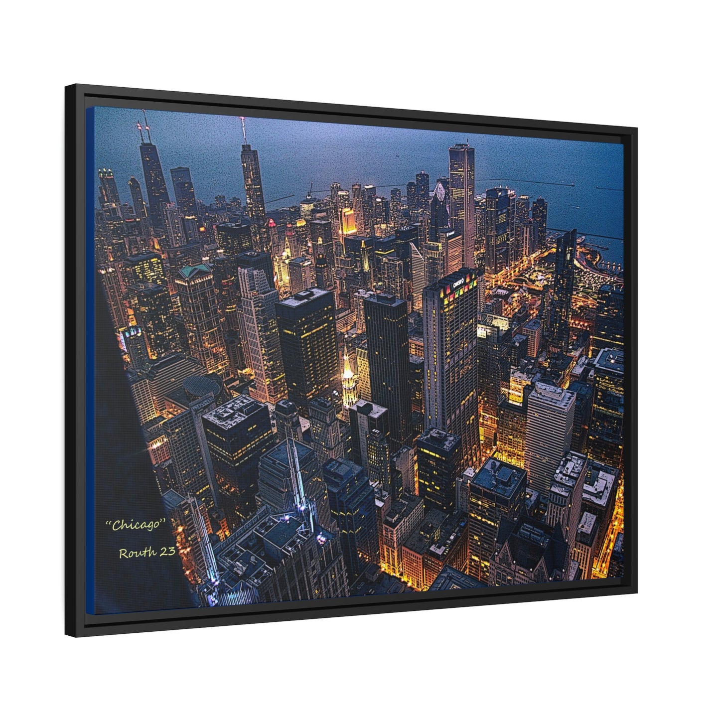 "Chicago" at night