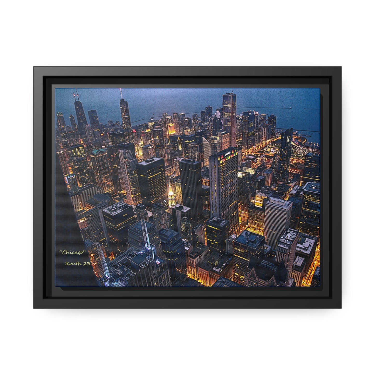 "Chicago" at night