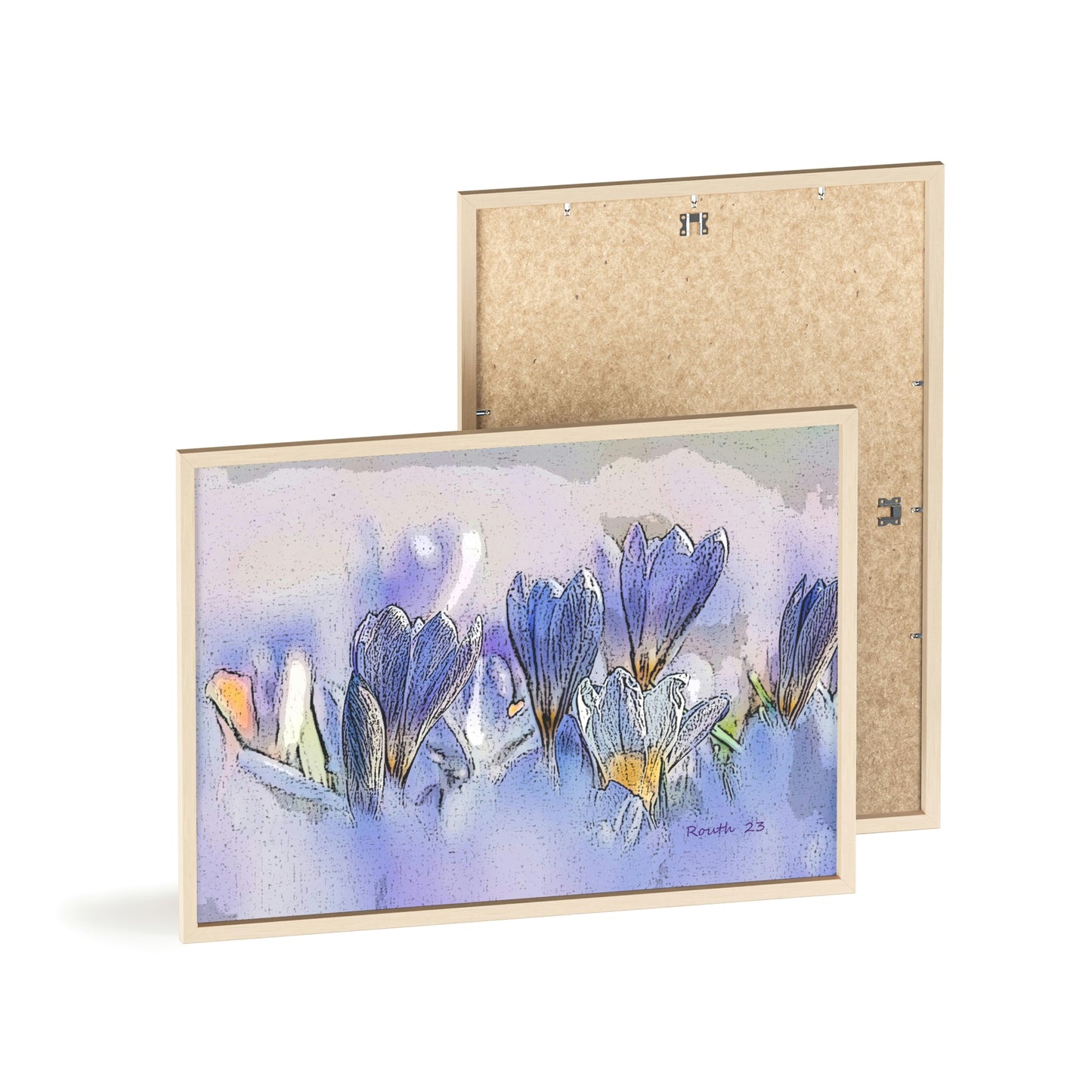 "Crocus watercolor"