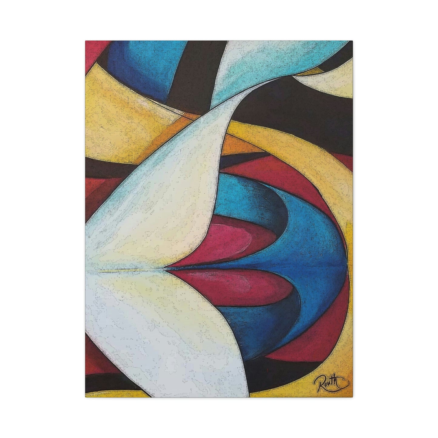 "Wave Energy" Matte Canvas, Stretched, 1.25"
