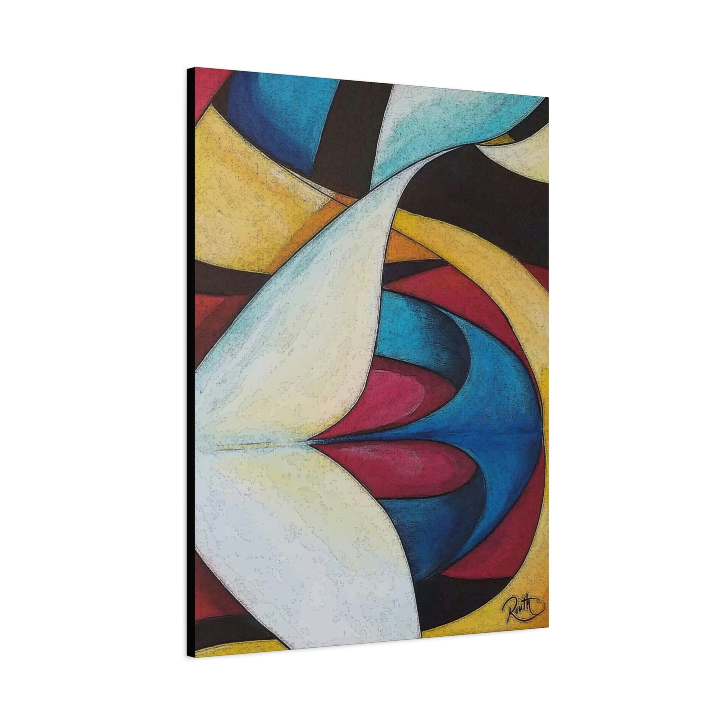"Wave Energy" Matte Canvas, Stretched, 1.25"
