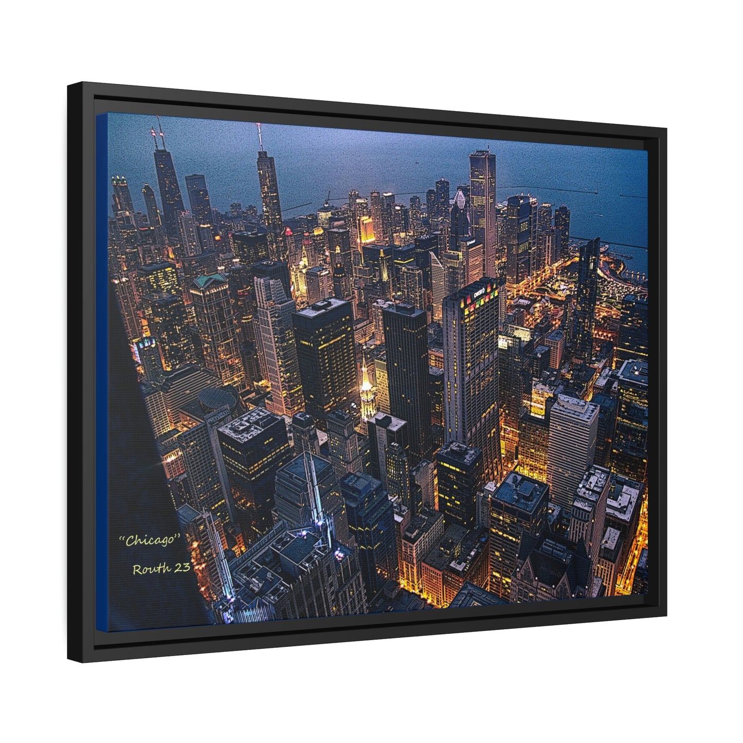 "Chicago" at night