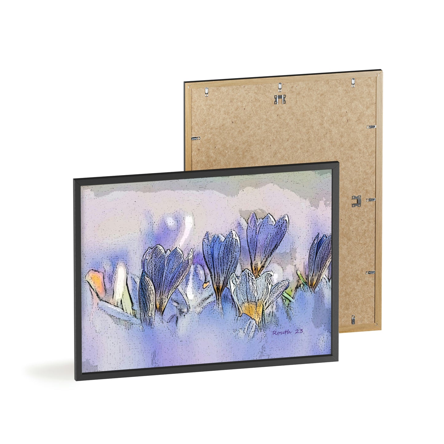 "Crocus watercolor"