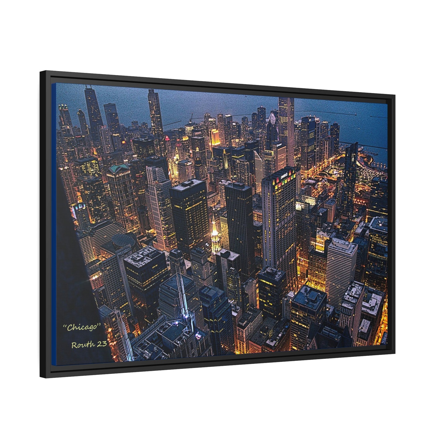 "Chicago" at night