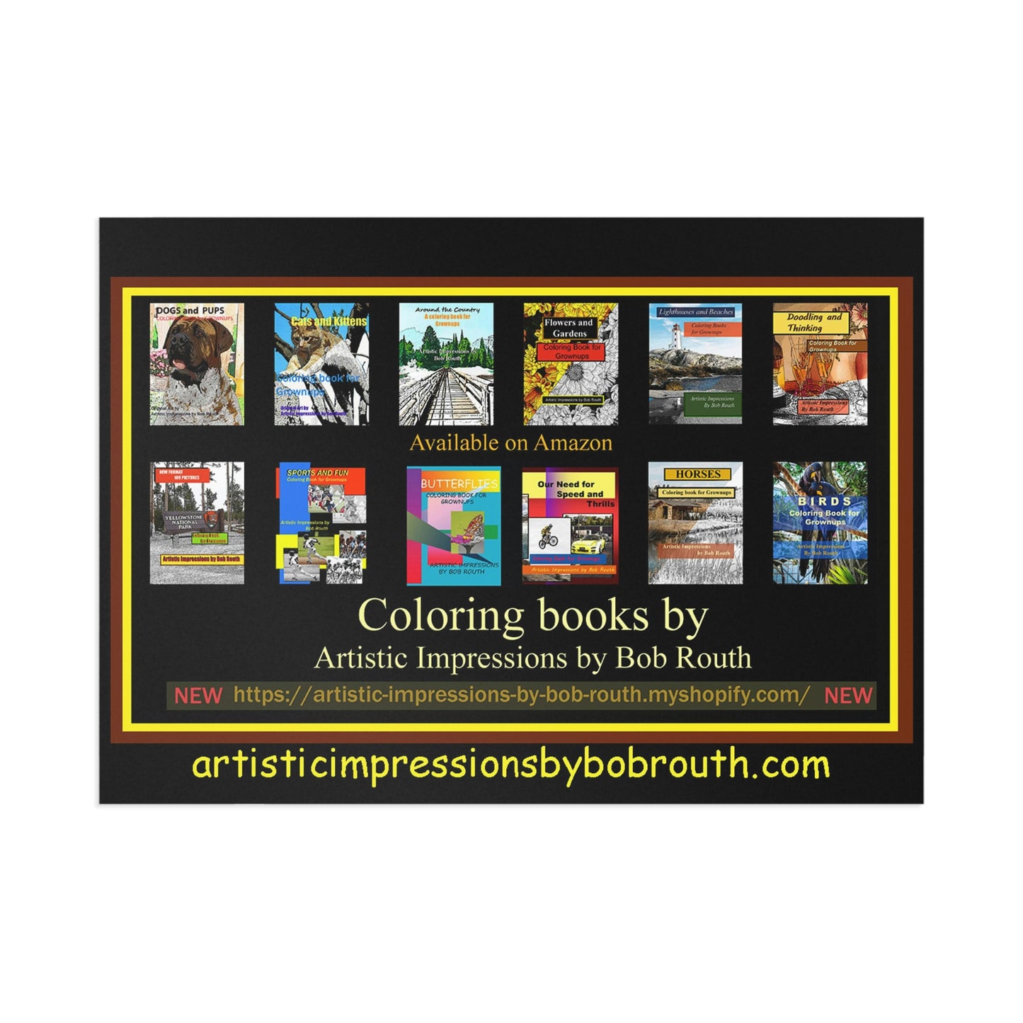 Artistic Impressions Ad cards STOCK