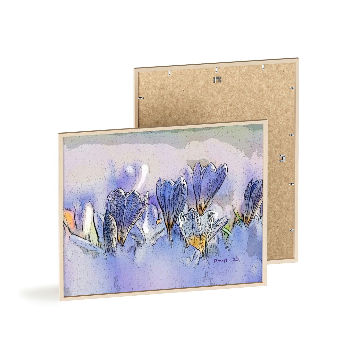 "Crocus watercolor"