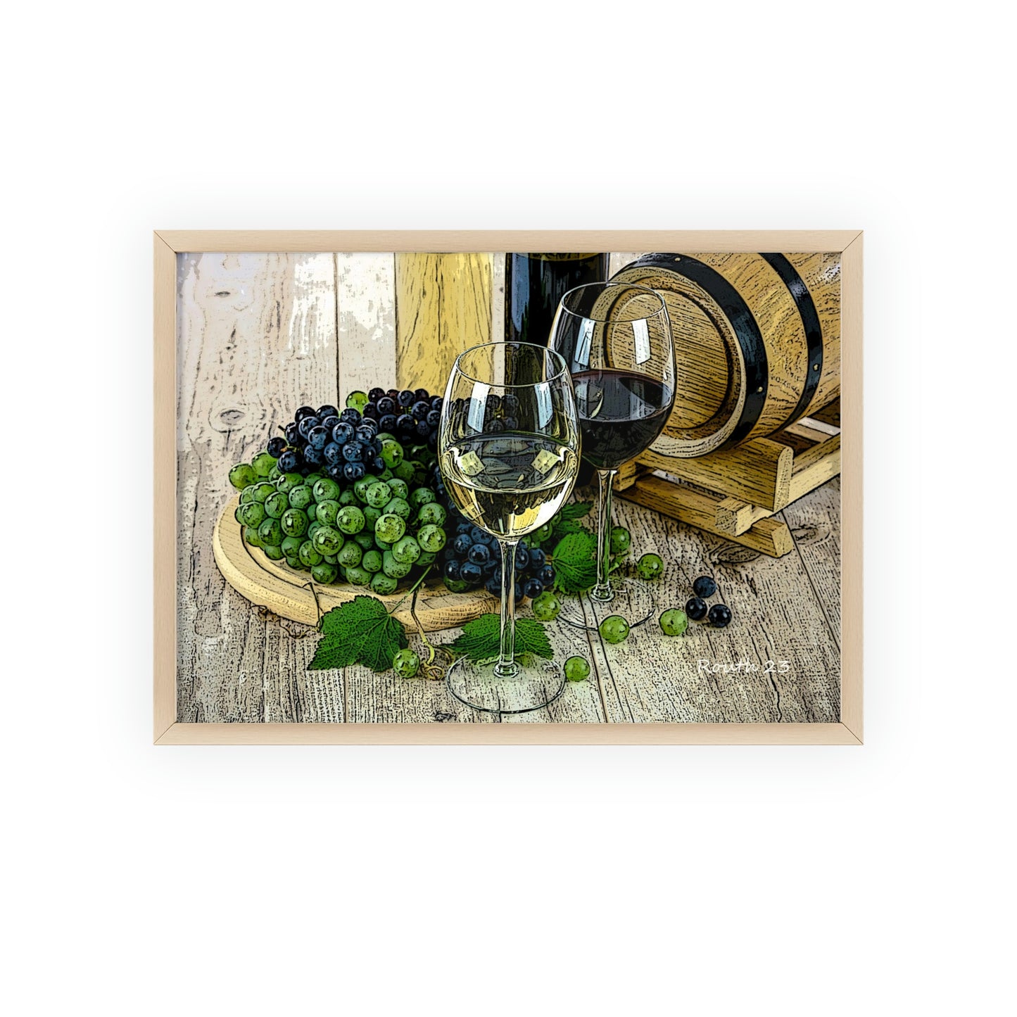 Posters with Wooden Frame