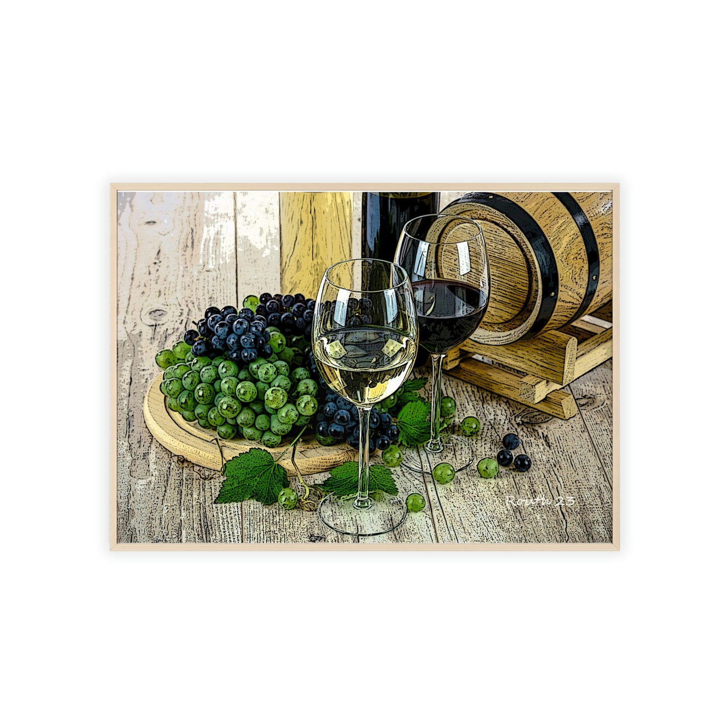 Posters with Wooden Frame